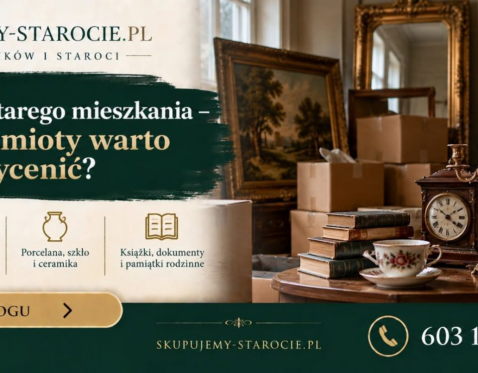 Opróżnianie starego mieszkania – które przedmioty warto najpierw wycenić