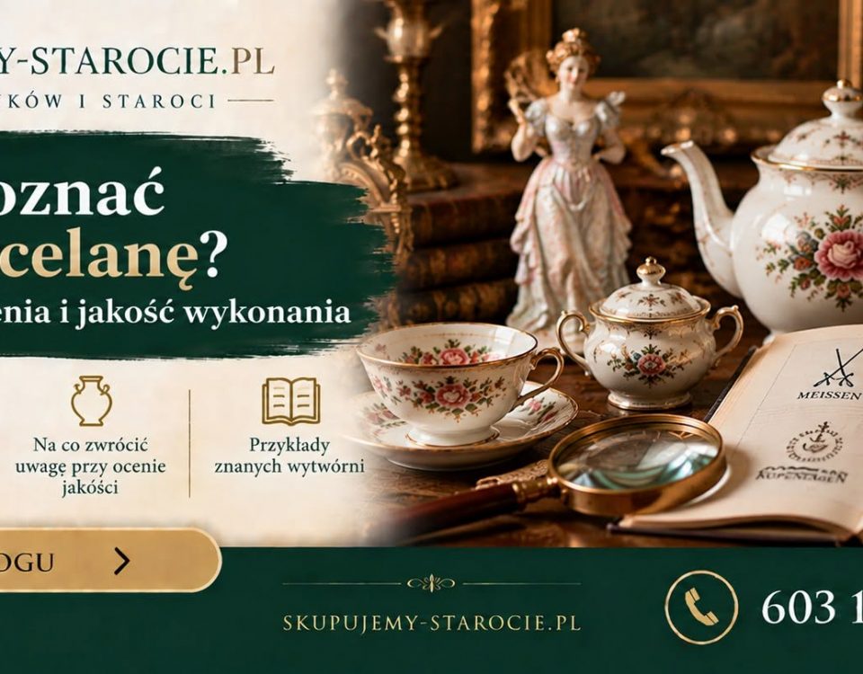 Jak rozpoznać starą porcelanę Sygnatury oznaczenia i jakość wykonania