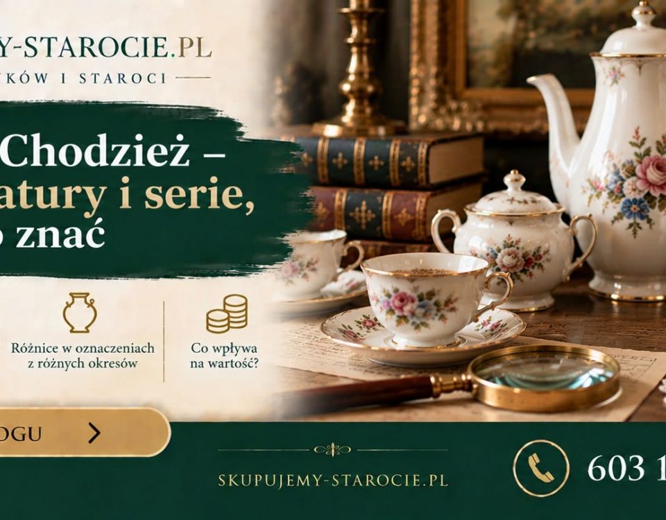 Porcelana Chodzież – stare sygnatury i serie, które warto znać