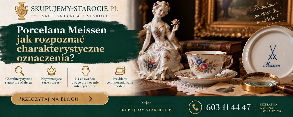 Porcelana Meissen – jak rozpoznać charakterystyczne oznaczenia
