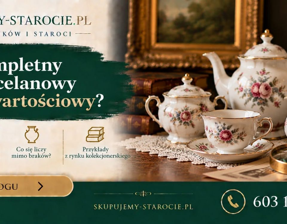 Czy niekompletny serwis porcelanowy może być wartościowy
