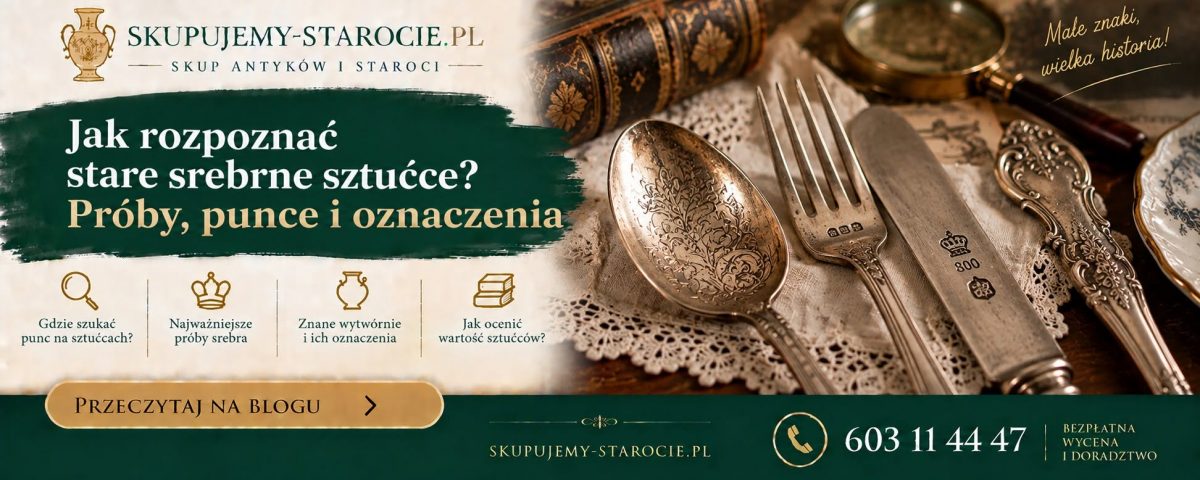 Jak rozpoznać stare srebrne sztućce Próby punce i oznaczenia