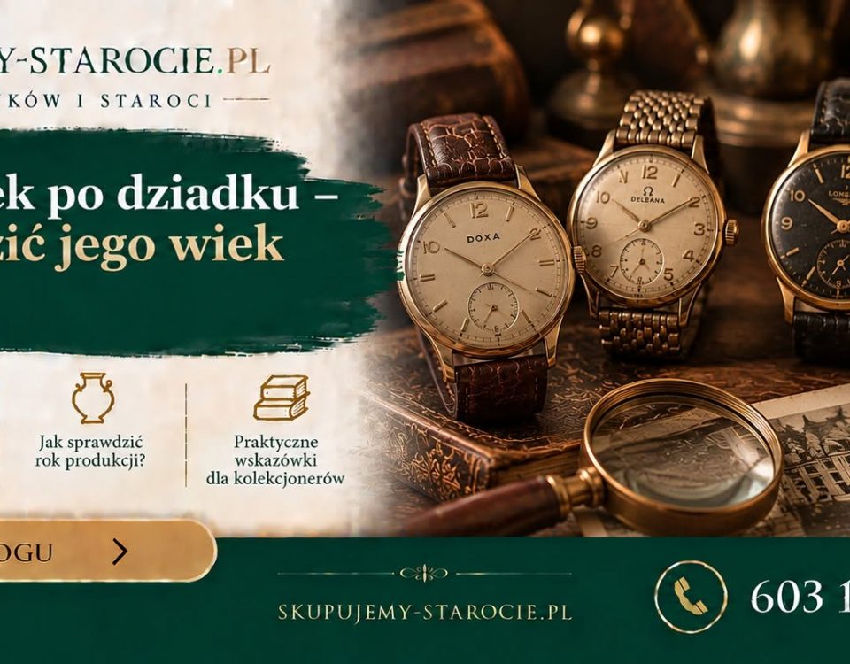 Stary zegarek po dziadku – jak sprawdzić jego wiek i wartość