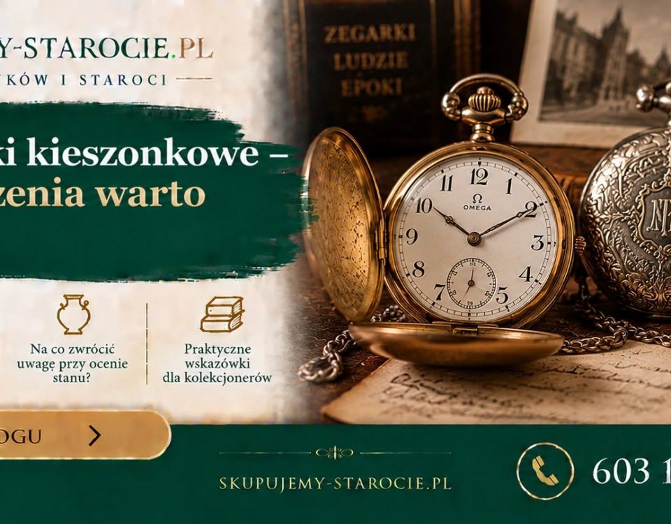 Stare zegarki kieszonkowe – jakie oznaczenia warto sprawdzić