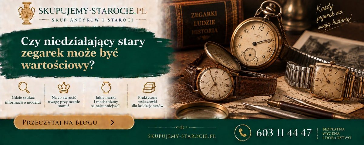 Czy niedziałający stary zegarek może być wartościowy