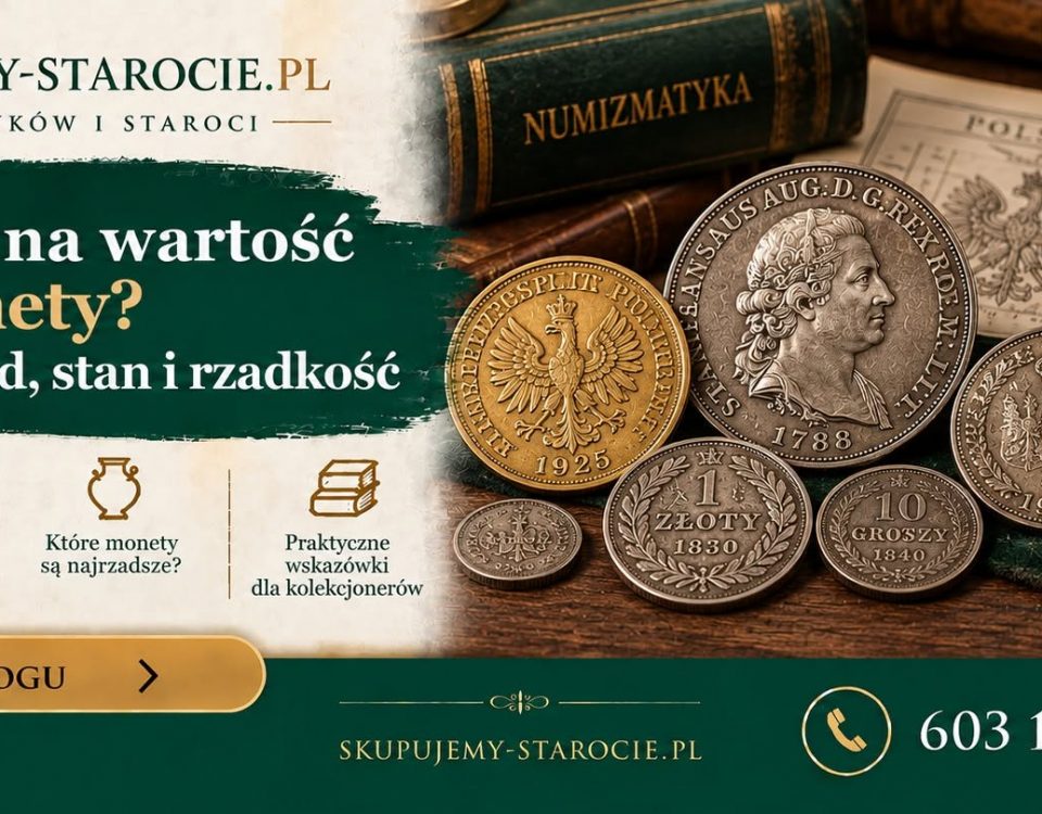Co wpływa na wartość starej monety - Rocznik nakład stan i rzadkość