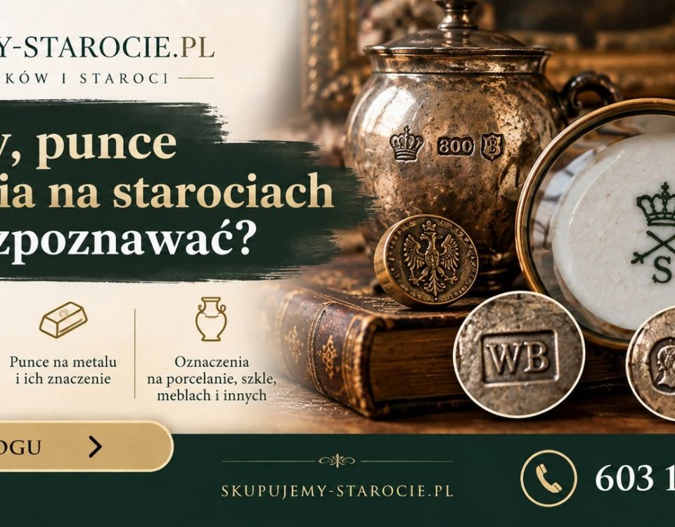 Sygnatury, punce i oznaczenia na starociach – jak je rozpoznawać