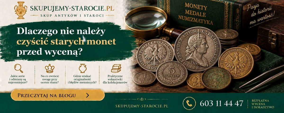Dlaczego nie należy czyścić starych monet przed wyceną