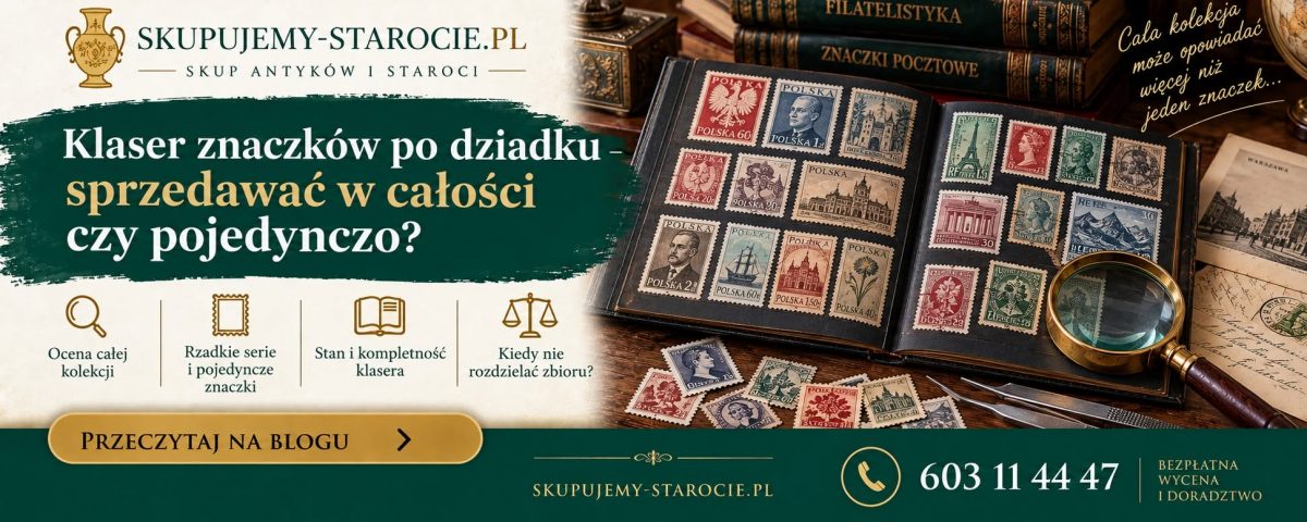 Klaser znaczków po dziadku – sprzedawać w całości czy pojedynczo