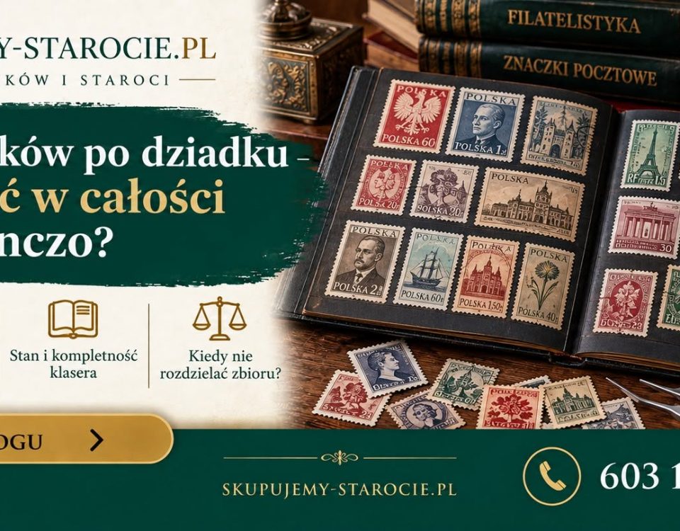 Klaser znaczków po dziadku – sprzedawać w całości czy pojedynczo