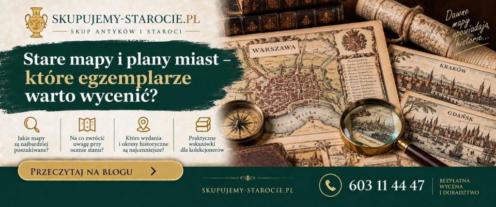 Stare mapy i plany miast – które egzemplarze warto wycenić
