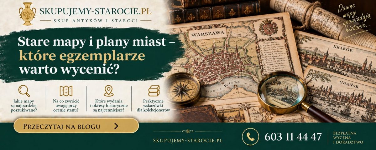 Stare mapy i plany miast – które egzemplarze warto wycenić