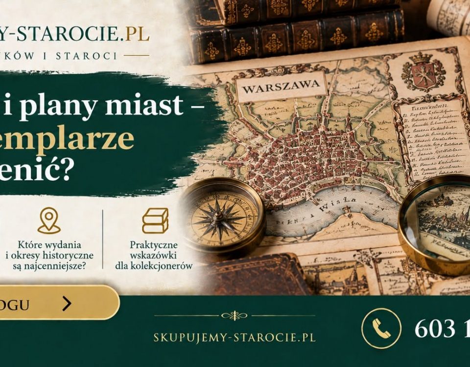 Stare mapy i plany miast – które egzemplarze warto wycenić