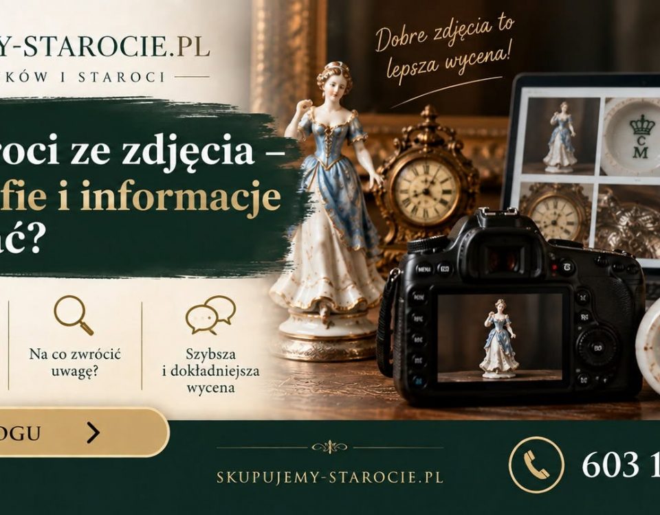 Wycena staroci ze zdjęcia – jakie fotografie i informacje przygotować