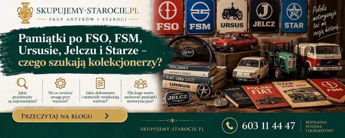 Pamiątki po FSO FSM Ursusie Jelczu i Starze – czego szukają kolekcjonerzy