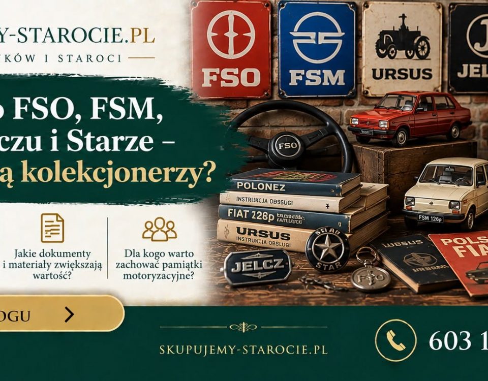 Pamiątki po FSO FSM Ursusie Jelczu i Starze – czego szukają kolekcjonerzy