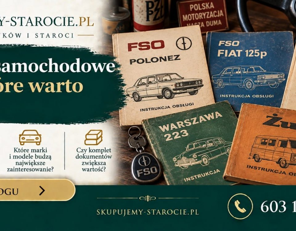 Instrukcje samochodowe z PRL – które warto zachować