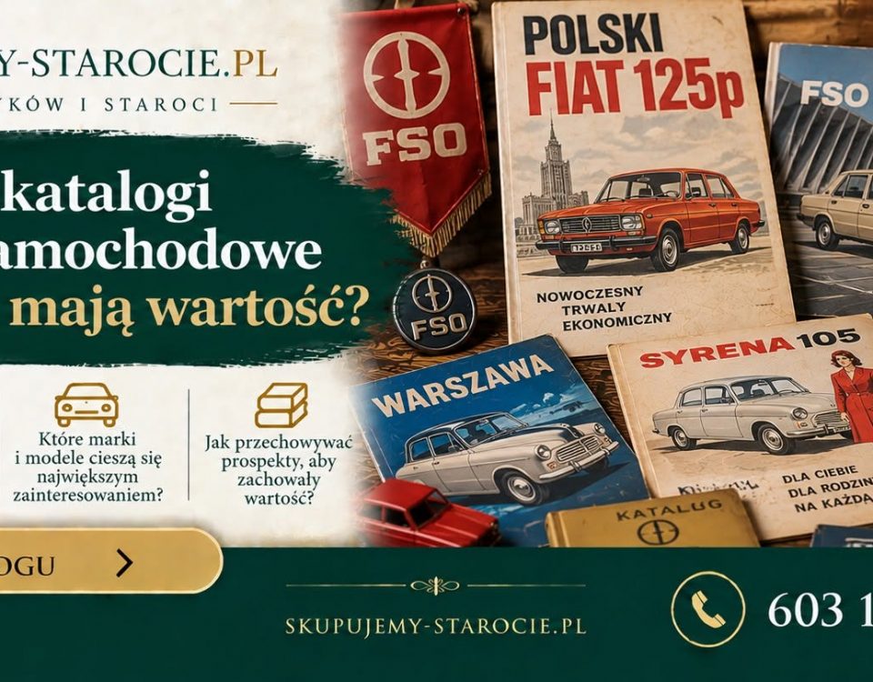 Prospekty katalogi i reklamy samochodowe z PRL – czy mają wartość