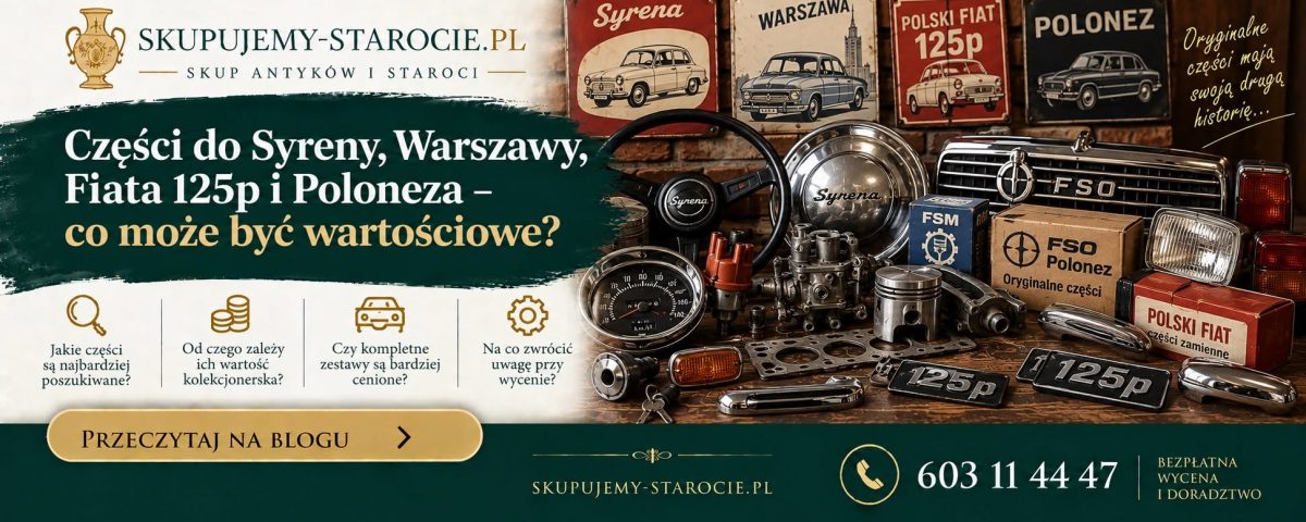 Części do Syreny Warszawy Fiata 125p i Poloneza – co może być wartościowe