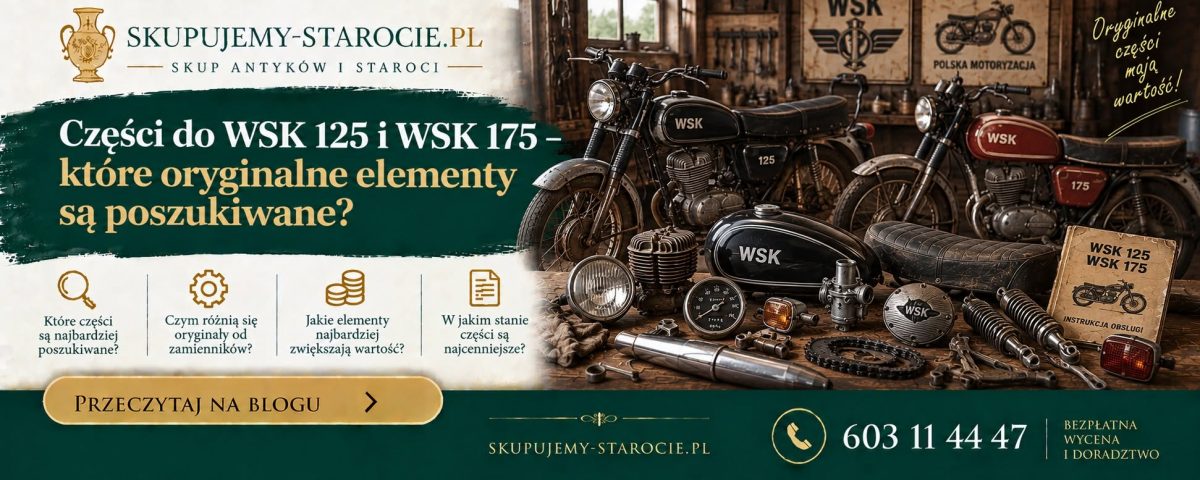 Części do WSK 125 i WSK 175 – które oryginalne elementy są poszukiwane