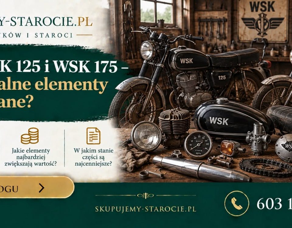 Części do WSK 125 i WSK 175 – które oryginalne elementy są poszukiwane