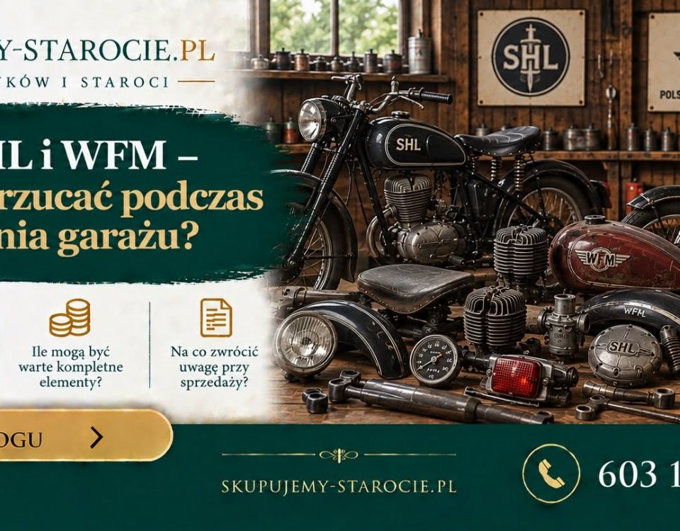Części do SHL i WFM – czego nie wyrzucać podczas porządkowania garażu