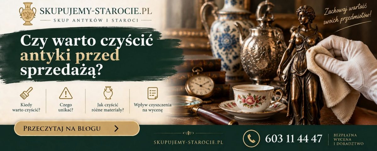 Czy warto czyścić antyki przed sprzedażą