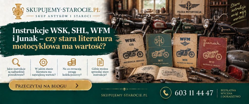 Instrukcje WSK SHL WFM i Junak – czy stara literatura motocyklowa ma wartość
