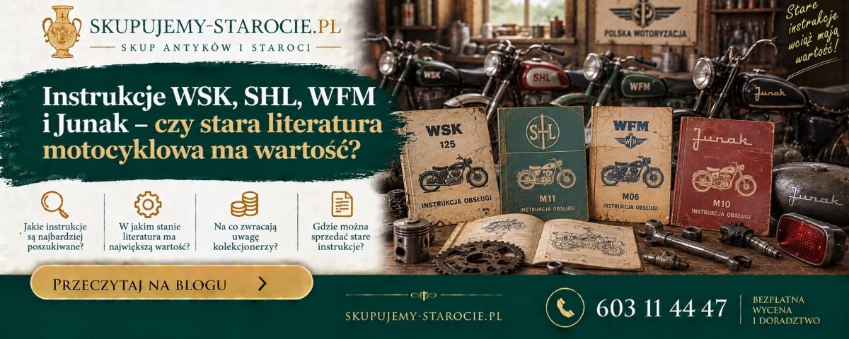 Instrukcje WSK SHL WFM i Junak – czy stara literatura motocyklowa ma wartość