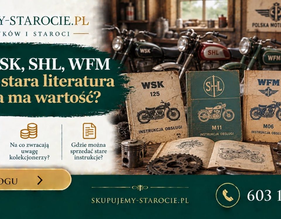 Instrukcje WSK SHL WFM i Junak – czy stara literatura motocyklowa ma wartość