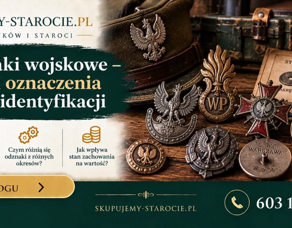 Stare odznaki wojskowe – sygnatury i oznaczenia ważne przy identyfikacji