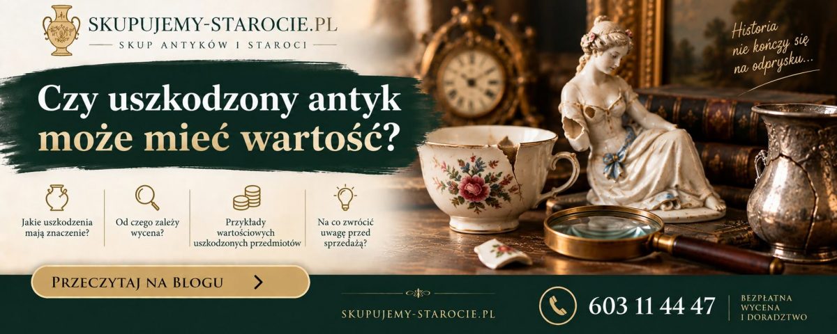Czy uszkodzony antyk może mieć wartość