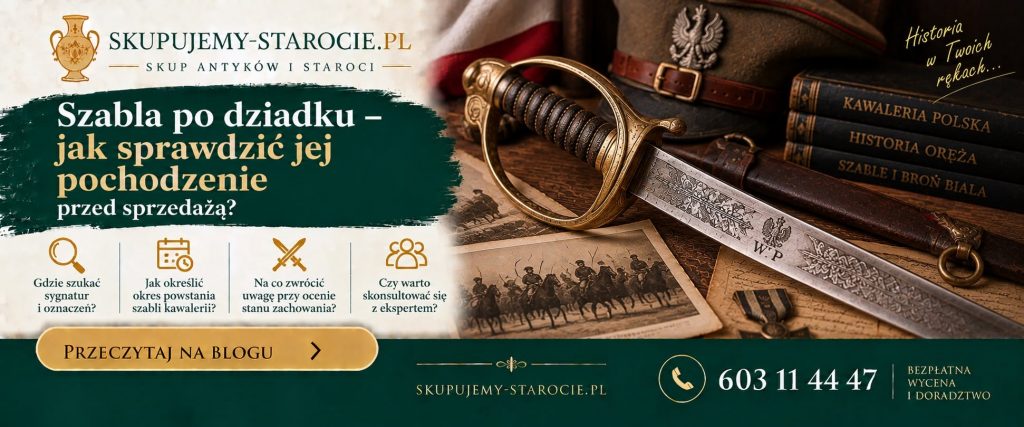 Szabla po dziadku – jak sprawdzić jej pochodzenie przed sprzedażą
