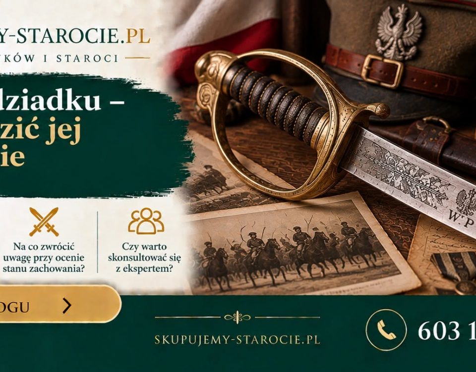 Szabla po dziadku – jak sprawdzić jej pochodzenie przed sprzedażą