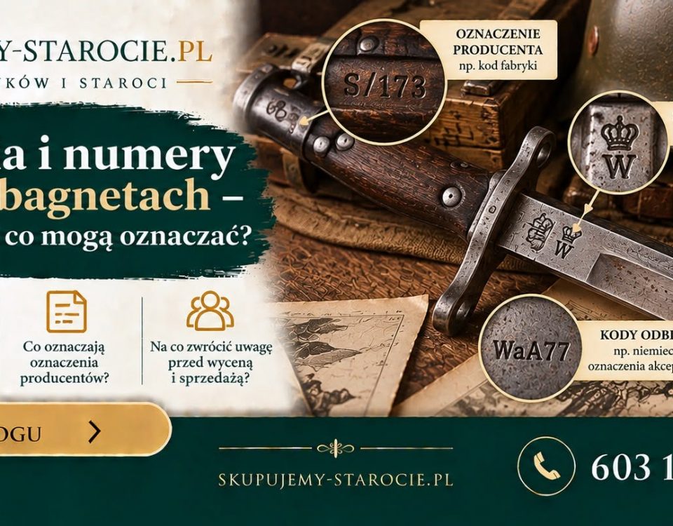 Oznaczenia i numery na starych bagnetach – gdzie ich szukać i co mogą oznaczać