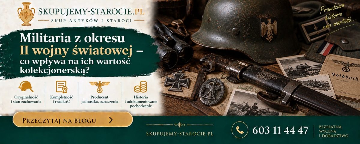 Militaria z okresu II wojny światowej – co wpływa na ich wartość kolekcjonerską