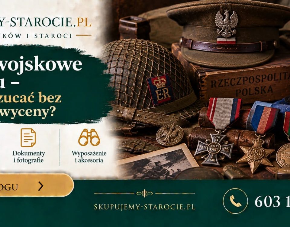 Pamiątki wojskowe po dziadku – czego nie wyrzucać bez wcześniejszej wyceny