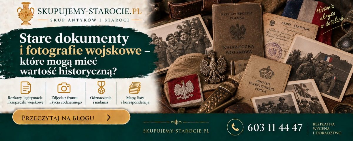Stare dokumenty i fotografie wojskowe – które mogą mieć wartość historyczną