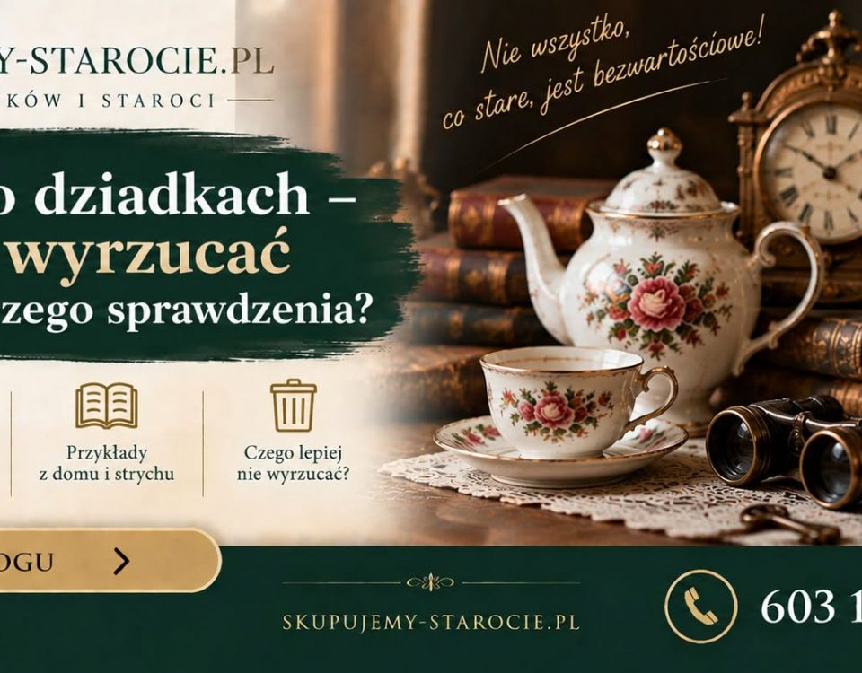 Starocie po dziadkach – czego nie wyrzucać bez wcześniejszego sprawdzenia